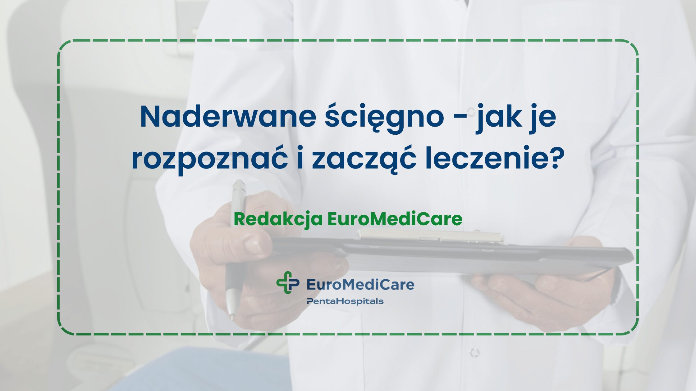 Naderwane ścięgno - jak je rozpoznać i zacząć leczenie? - blog euromedicare.pl